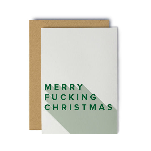 Merry Fucking Christmas Greeting Card
