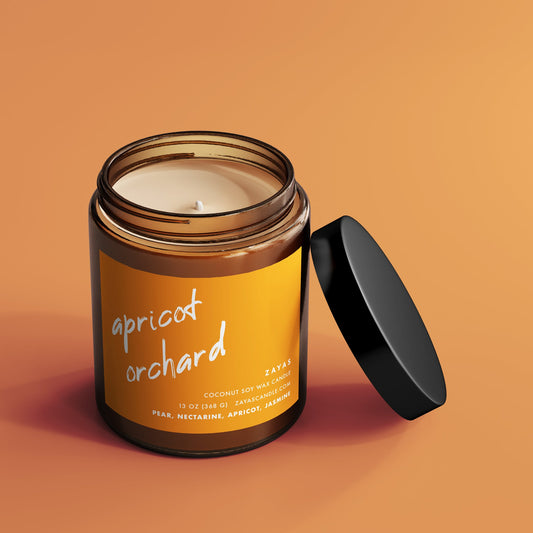 Apricot Orchard Coconut Soy Wax Candle