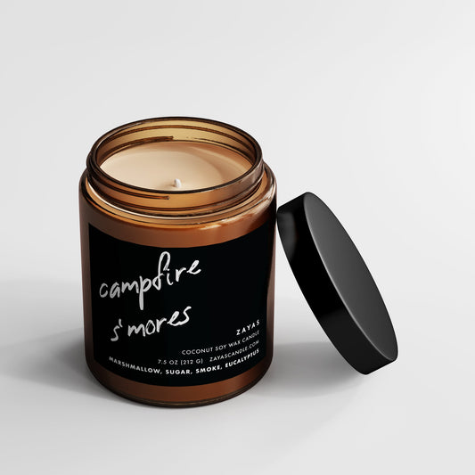 Campfire S'mores Coconut Soy Wax Candle