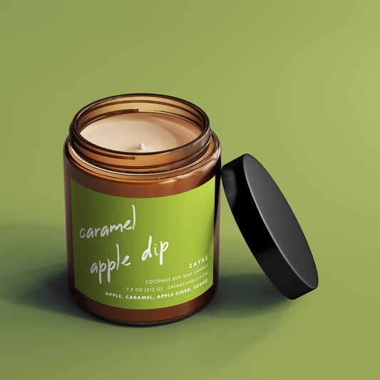 Caramel Apple Dip Coconut Soy Wax Candle