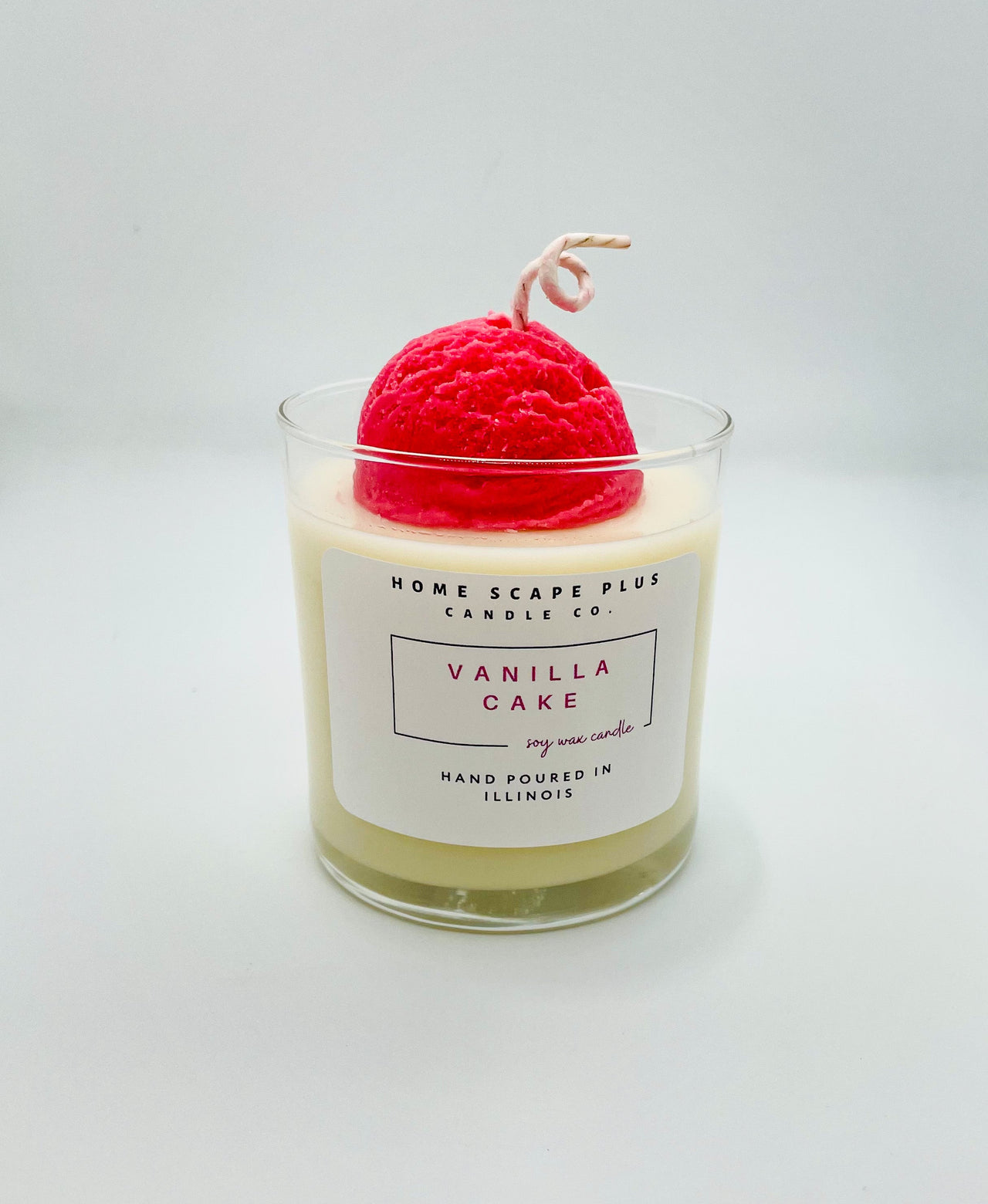 Vanilla Cake Candle - Ice Cream Scoop