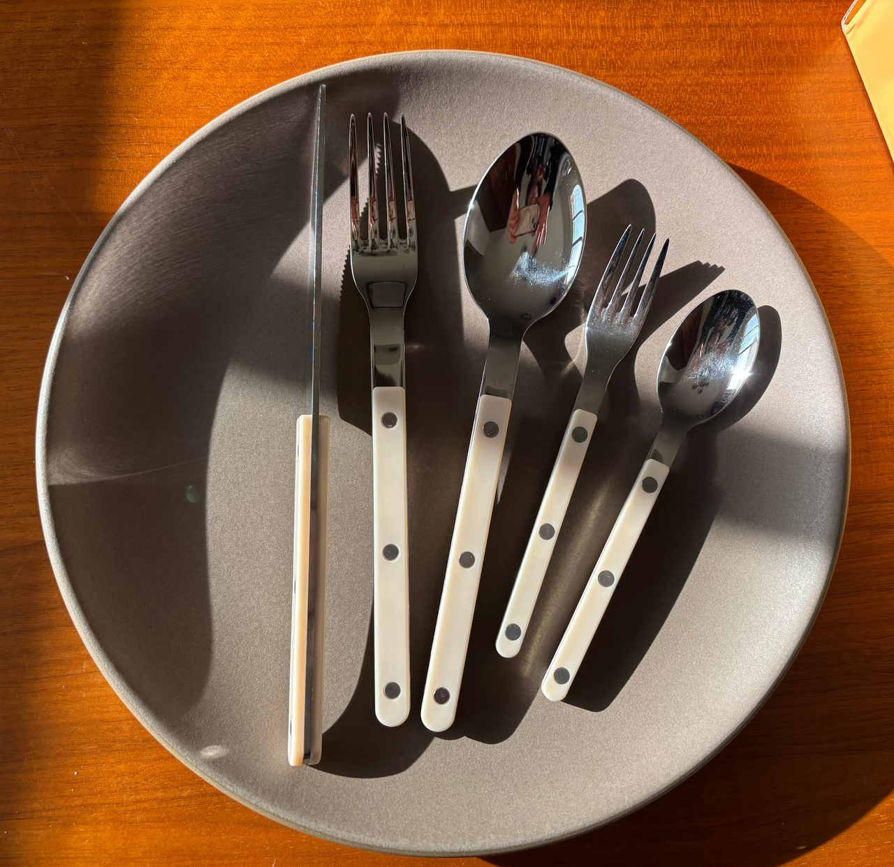 French Bistro Style Flatware - 10 Piece Set - Delphine