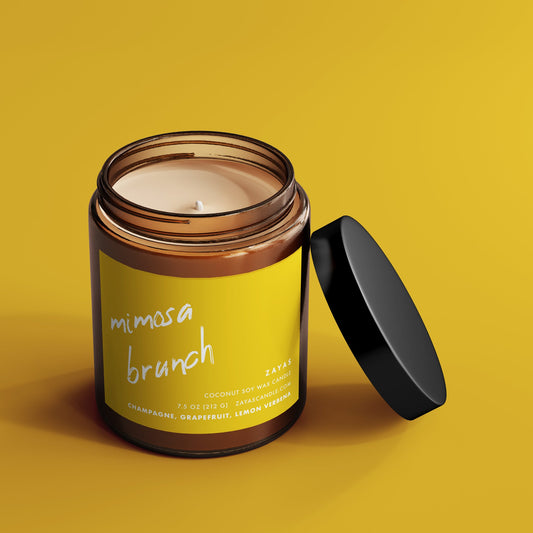 Mimosa Brunch Coconut Soy Wax Candle