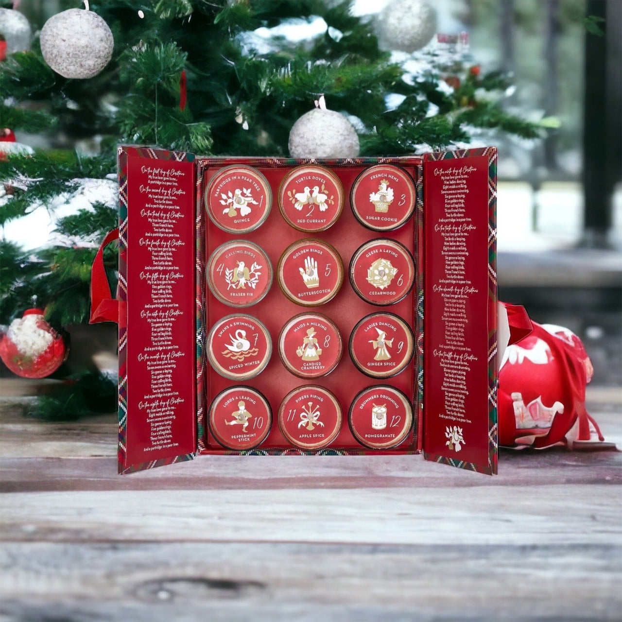 Candle Advent Calendar Set - 12 Days