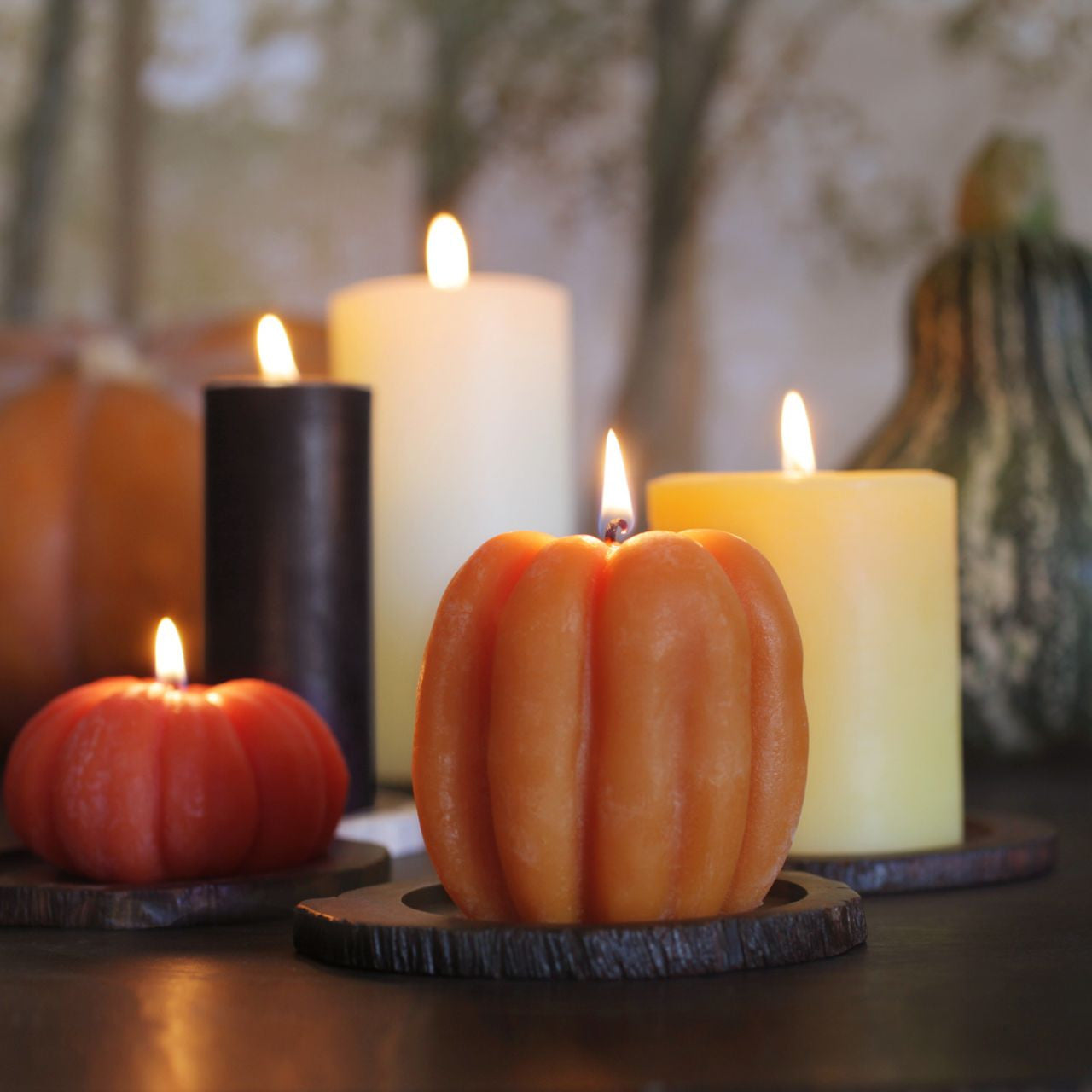 Big Dipper Wax Works Beeswax Pumpkin Candles