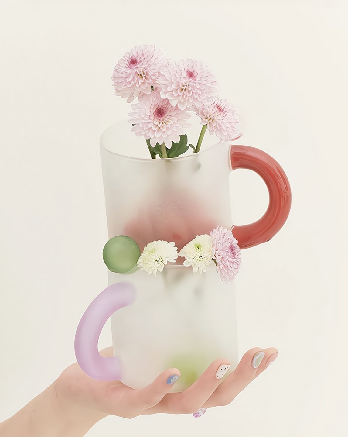 Candy Mug - Handblown Whimsical Dopamine Coffee Mug