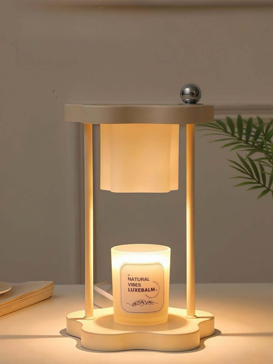 Nordic Dimmable Petal Floral Candle Warmer Lamp w/ Timer
