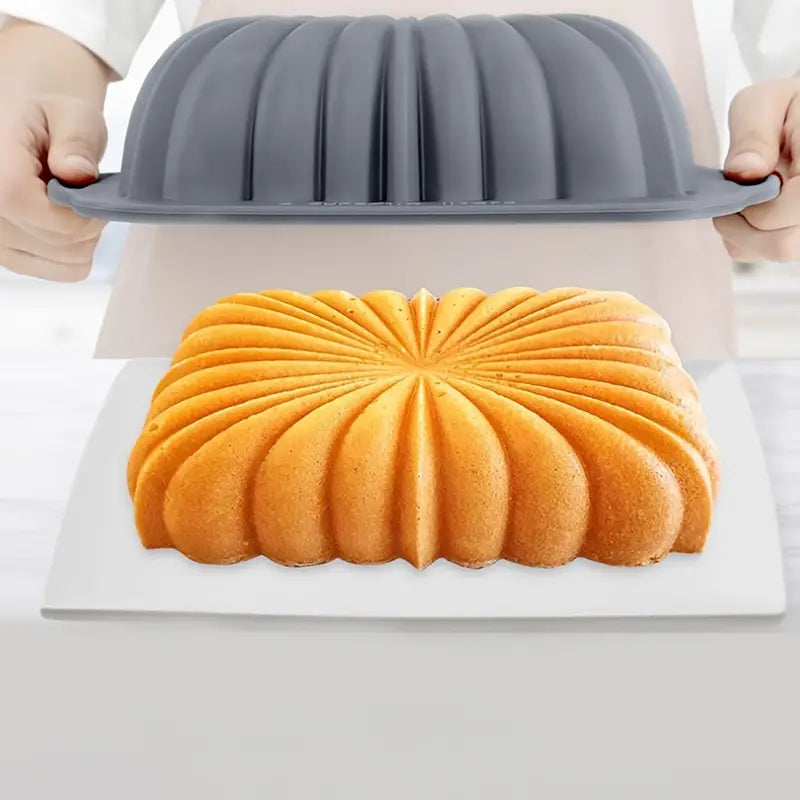 Flower Shaped Silicone Cake Pan