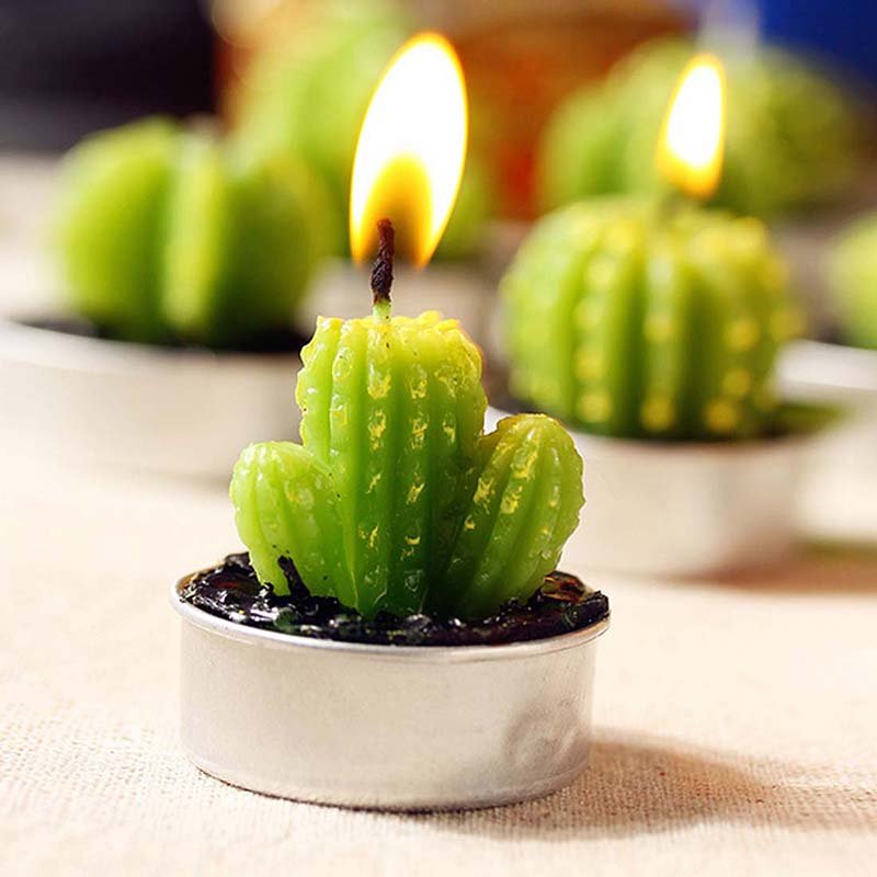 Cactus Candle 6PCS Set