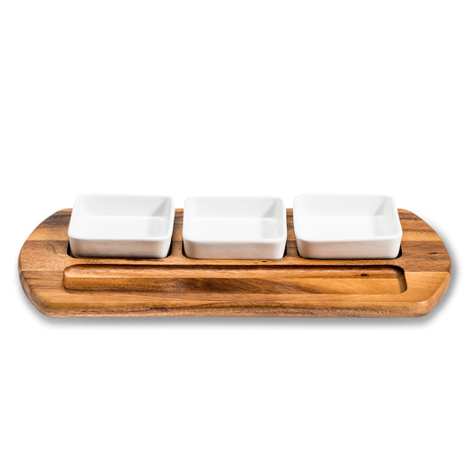 Charcuterie / Serving Tray with Bowls