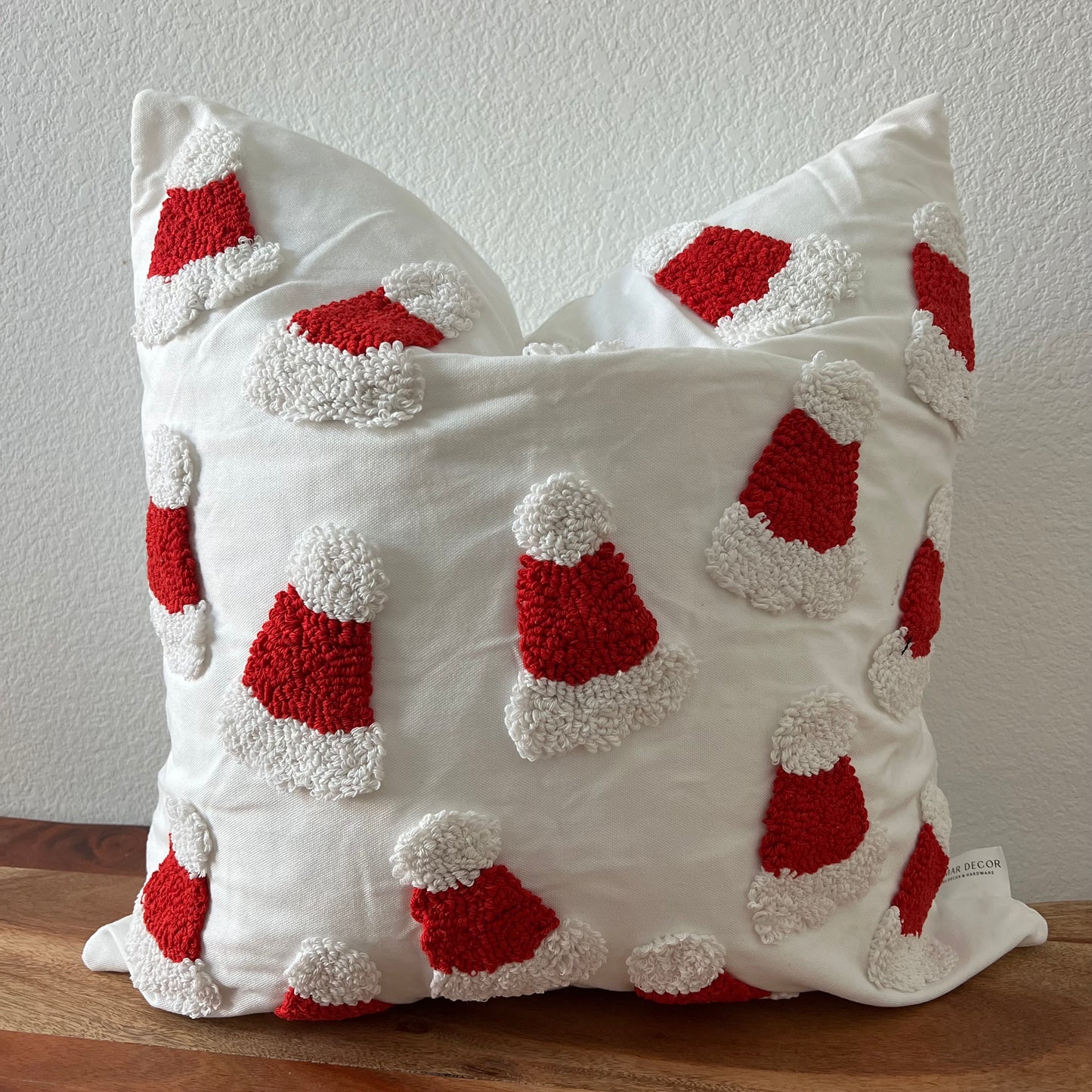 Tufted Santa Pillow Cover - 20x20 inch
