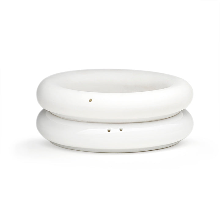 Rings Glossy & Matte Salt & Pepper Shakers