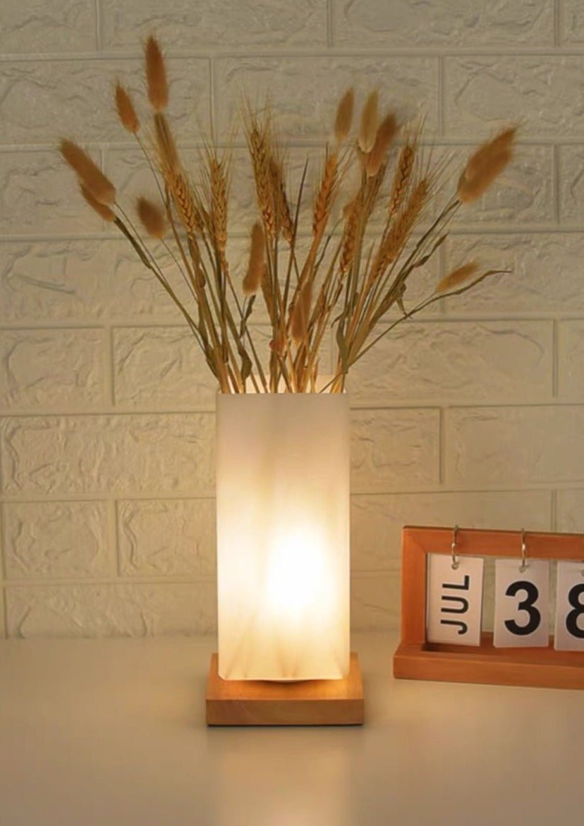 Dimmable Flower Vase Decorative Table Lamp