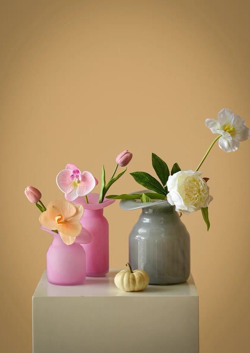 Contemporary Decorative Blooming Vase - Whimsical Eclectic Centerpiece