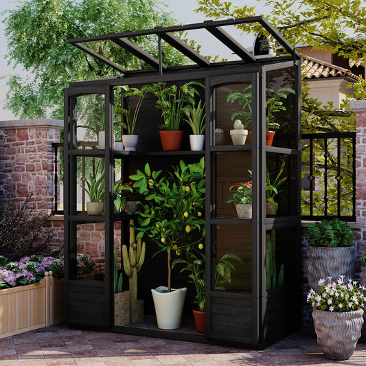 78-inch Wooden Greenhouse Cold Frame