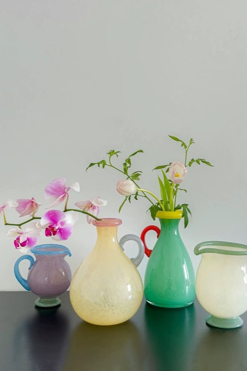 Handblown Bonbon Bottle Vase - Dopamine Decor