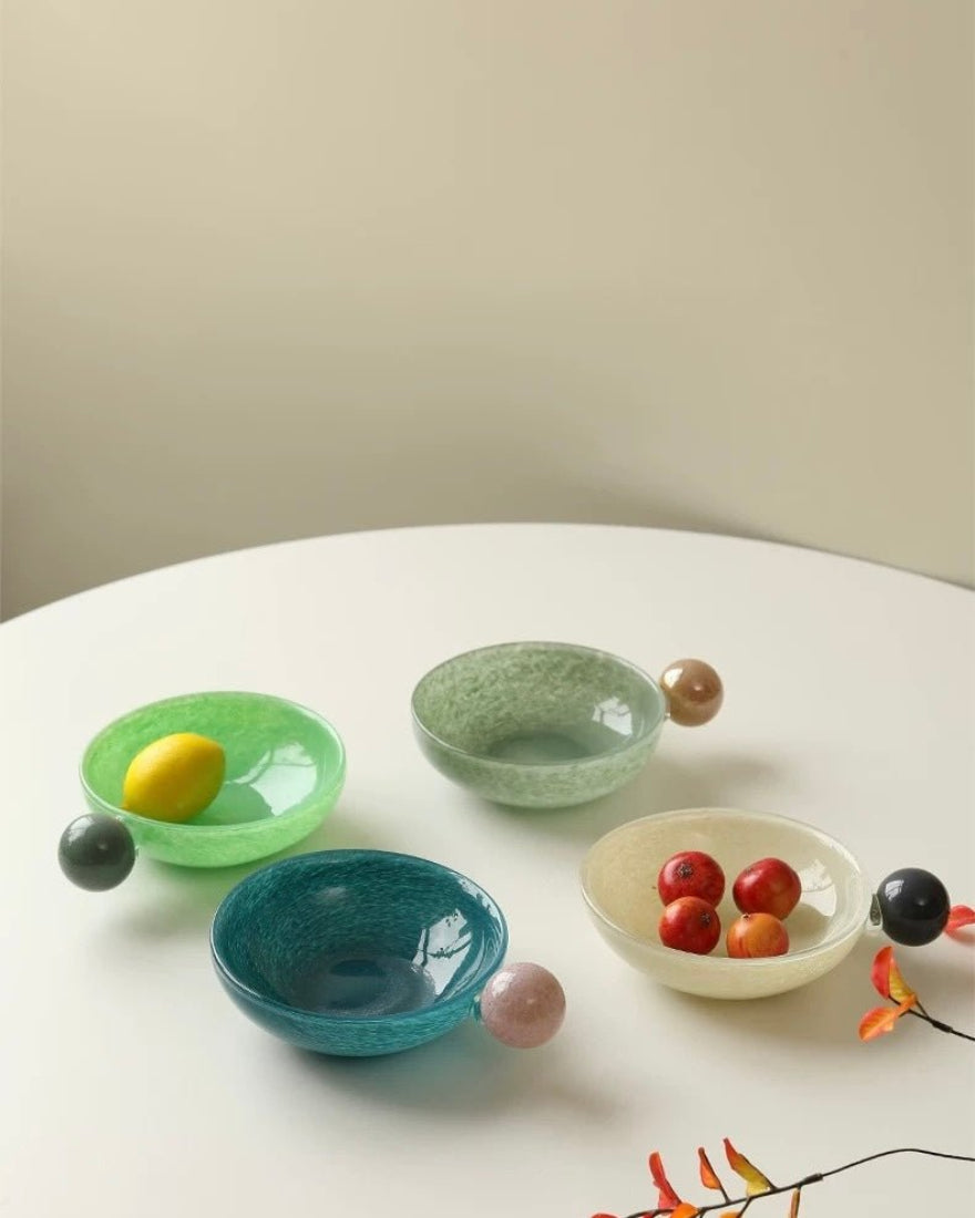 Handblown Bonbon Treat Bowl - Eclectic Whimsical Bowl
