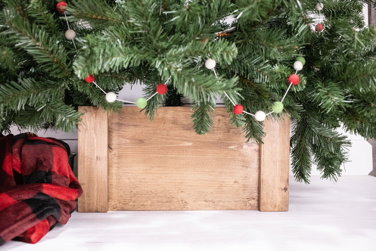 Folding Wood Christmas Tree Collar - Final Sale