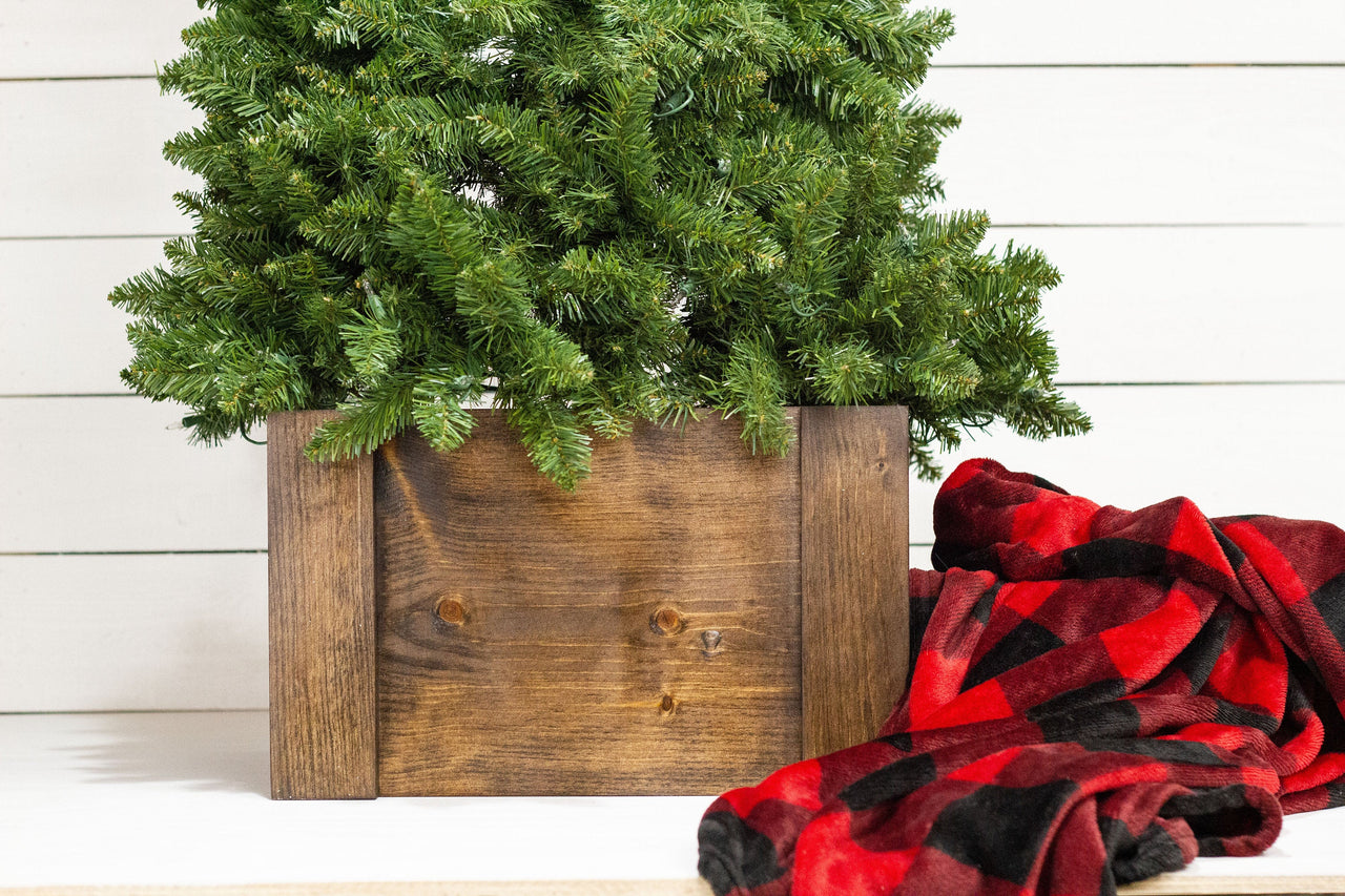 Folding Wood Christmas Tree Collar - Final Sale