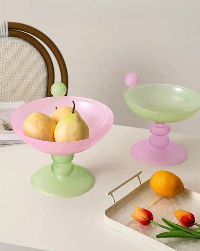Jelly Bean Fruit Bowl - Whimsical Eclectic Dopamine Centerpiece