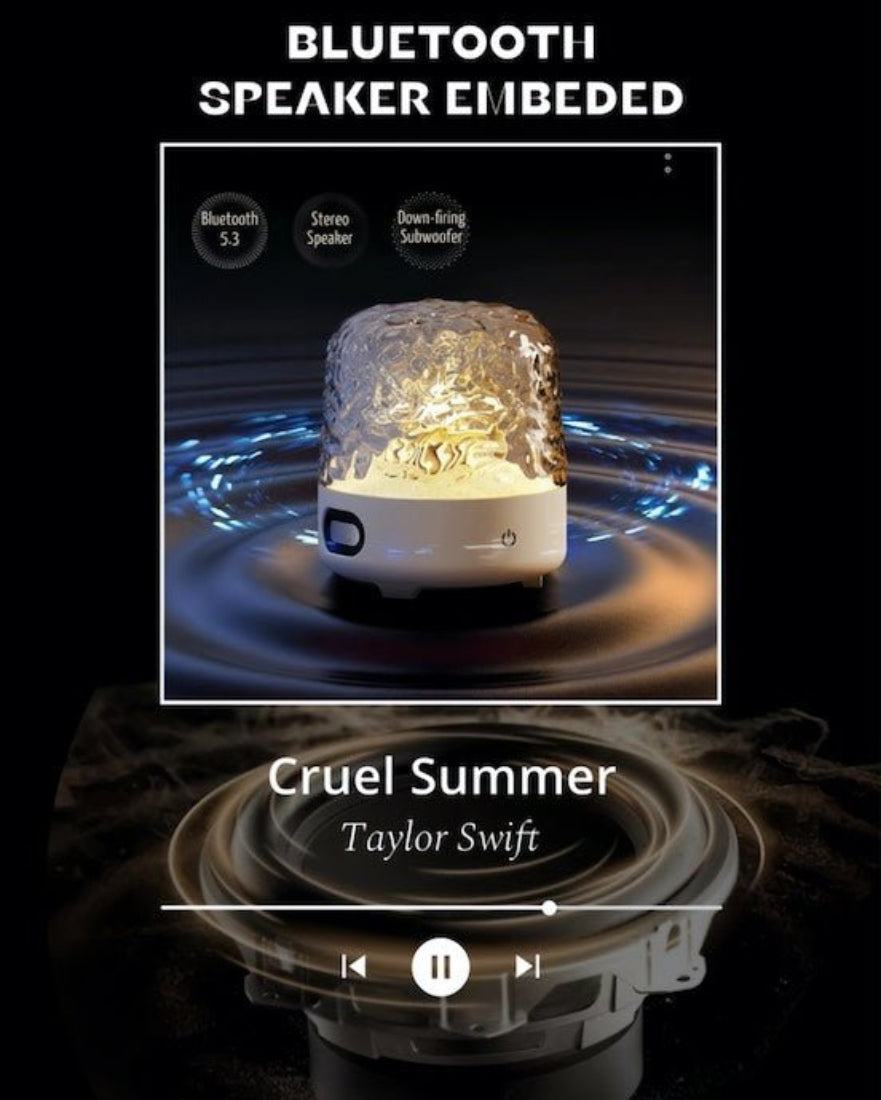 Light Theatre: Ambient Effect Table Lamp With Stereo Speaker
