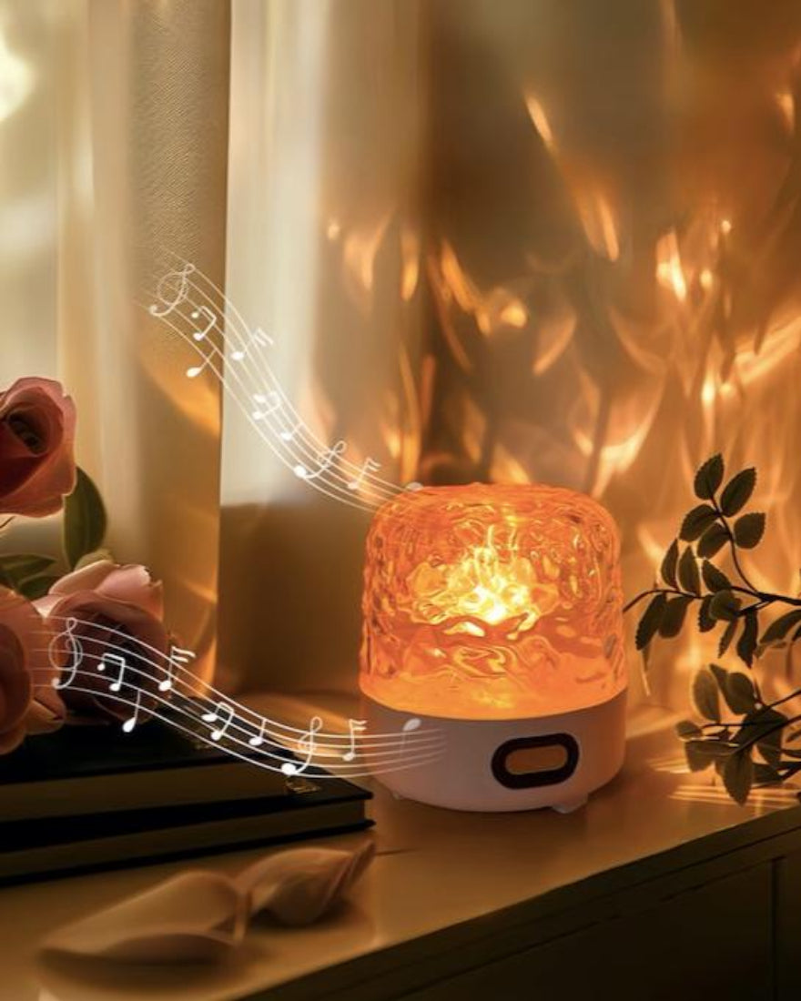 Light Theatre: Ambient Effect Table Lamp With Stereo Speaker