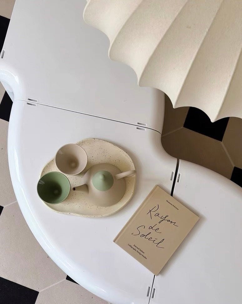 Morandi Ceramic Tea Set Gift Box - Nordic Handmade Cute Teapot & Tea