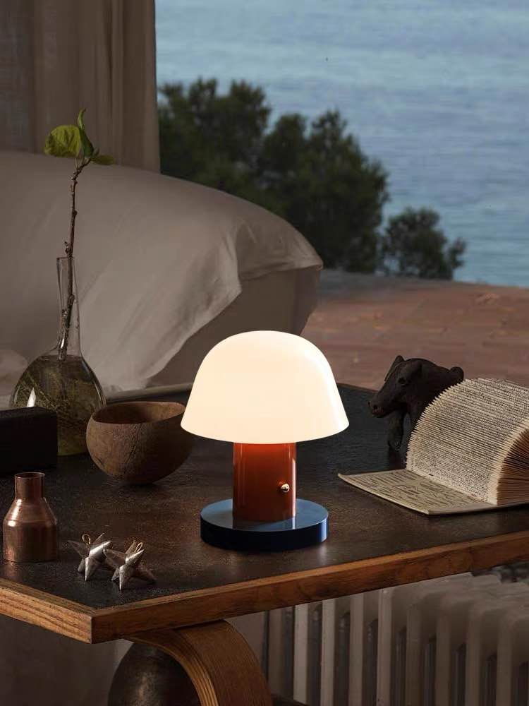 Nordic Dimmable Mushroom Table Lamp – Merry & Moon