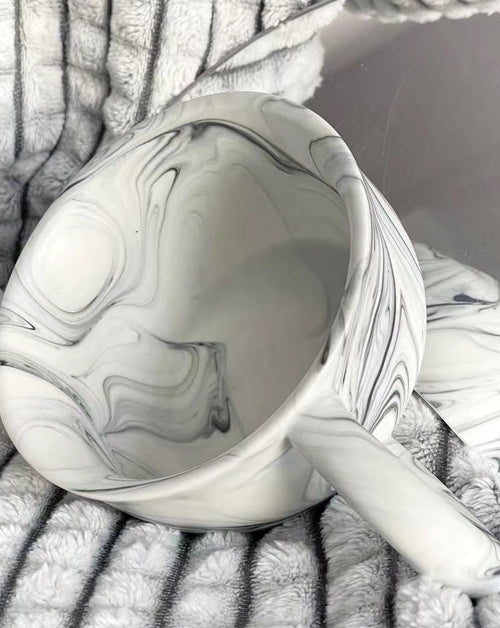 Marbleized Ceramic Mugs