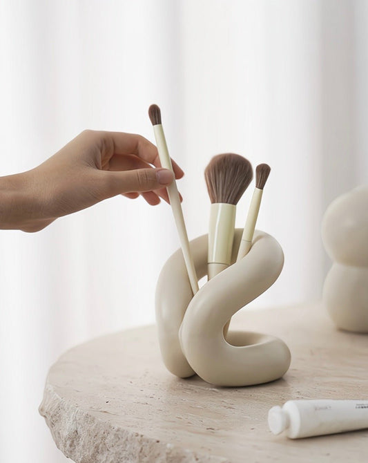 Nordic Style Ceramic Brush Holders