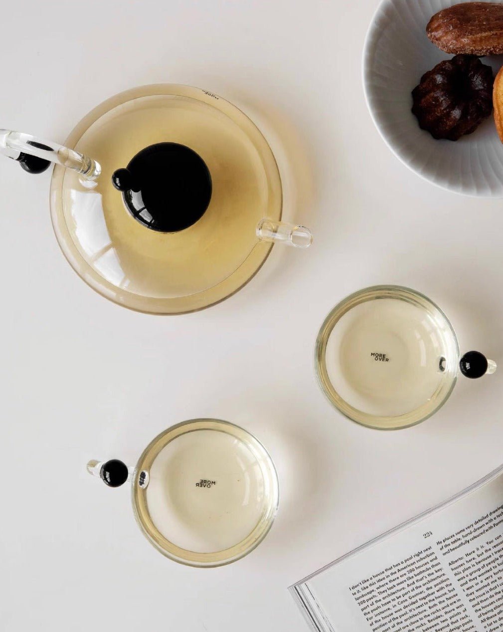 Nordic Style Retro Glass Tea Set