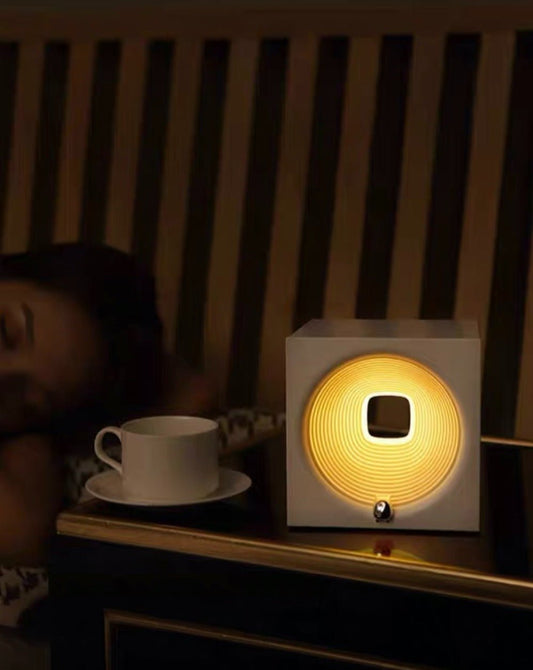 Time Machine Sleep-Inducing Bedside Lamp w/ Speaker